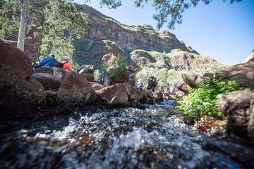 El Cabildo organiza recorridos por este monumento natural para dar a conocer su historia y sus riquezas (Foto TA)